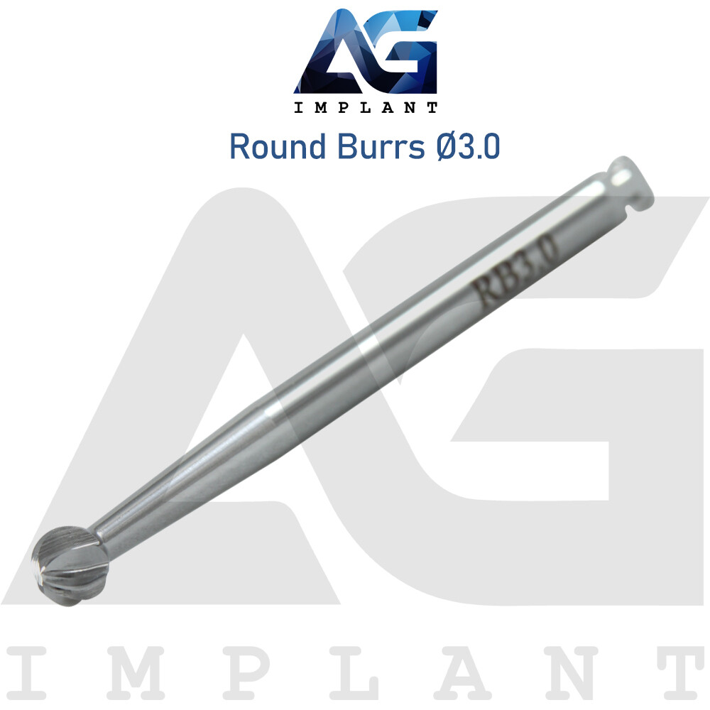 Ø3.0 Round Bur External Irrigation Sur gical Drill Instrument Dental