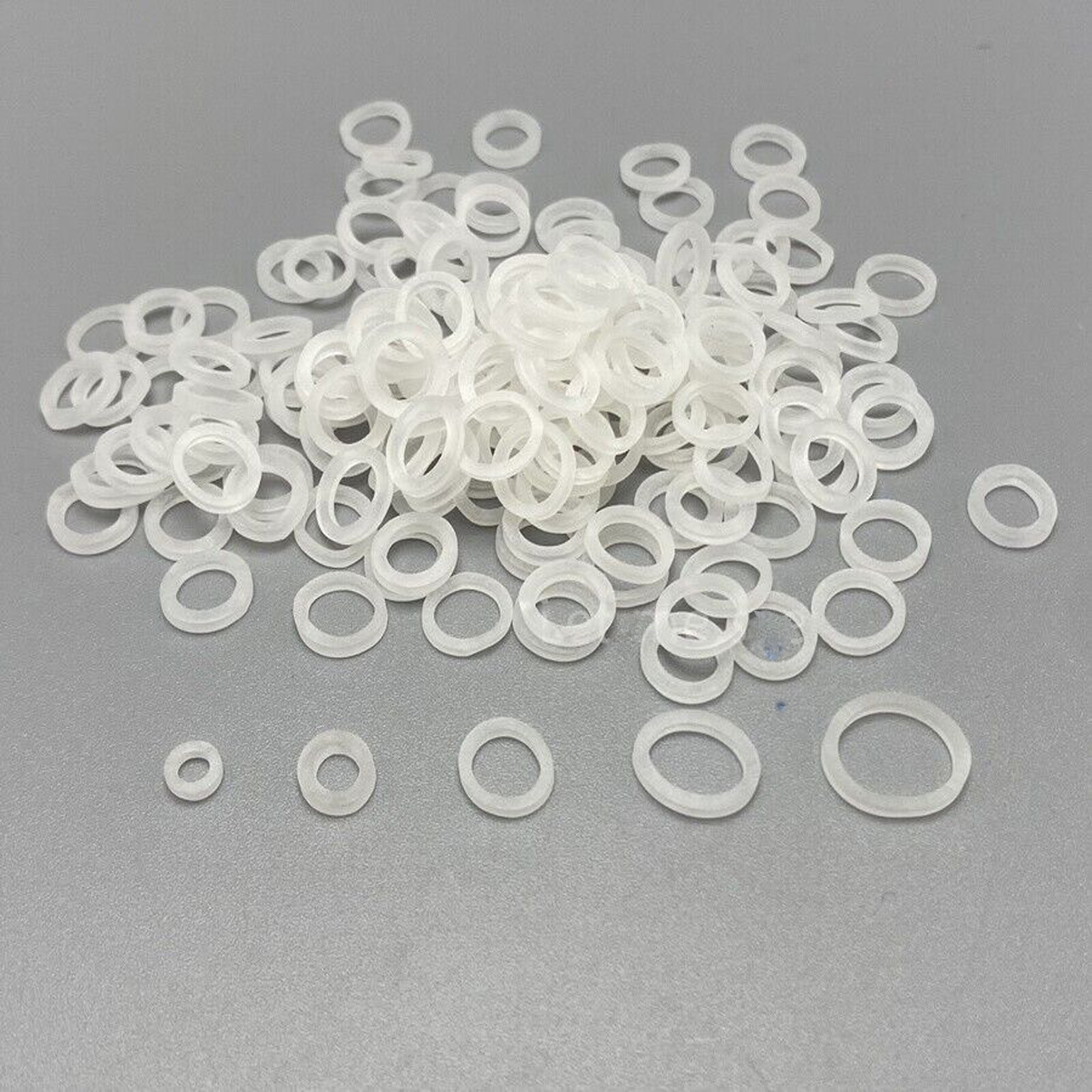 100 pcs Dental Orthodontic Intraoral Elastic Latex Rubber Band Clear All Types