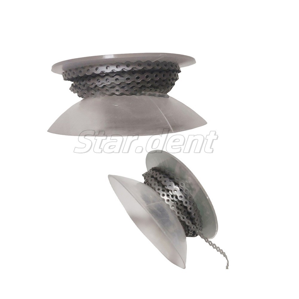 Dental Ortho Elastic Ultra Power Chain Rubber Braces Bands Long/Short/Continuous