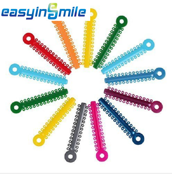Orthodontic Dental Tie Ligature 40PCS Easyinsmile Elastic Rubber Band Assort