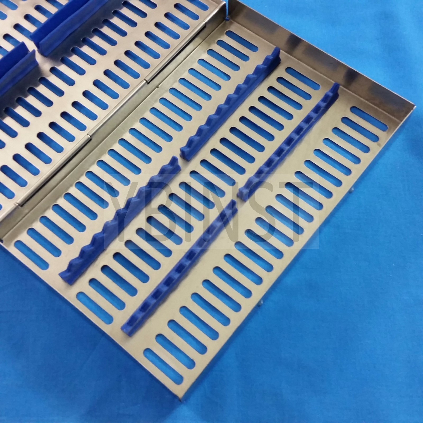 STAINLESS STERILIZATION CASSETTE RACK BOX FOR 20 SURGICAL DENTAL INSTRUMENTS