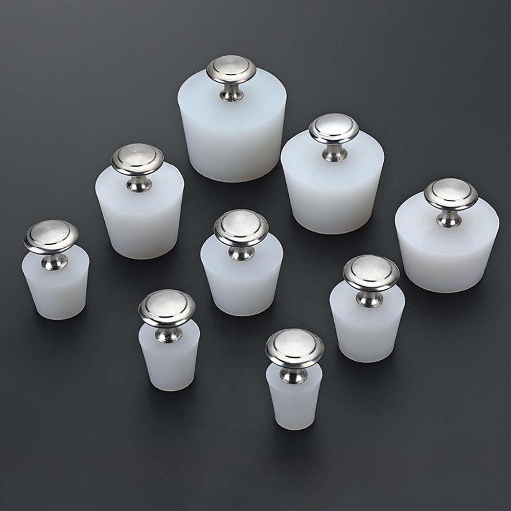 Silicone Bung With Handle Tapered Plugs Wine Stoppers Reusable Sealing Stopper