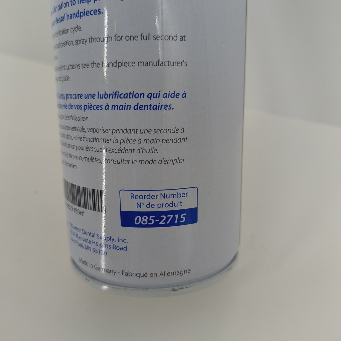 Patterson® K-Spray Handpiece Lubricant – 500 ml Aerosol Can