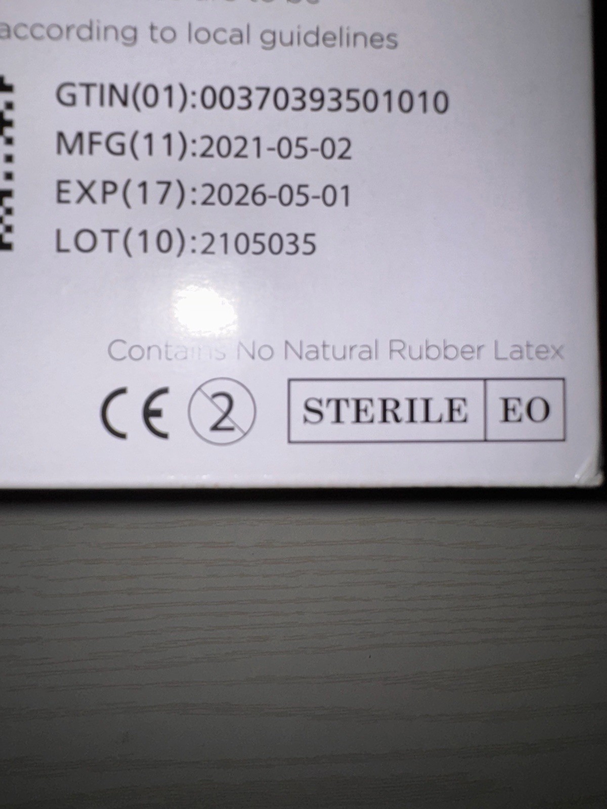 Expired Disposable Luer Slip Syringes, Lot 191116, For Training Purpose.