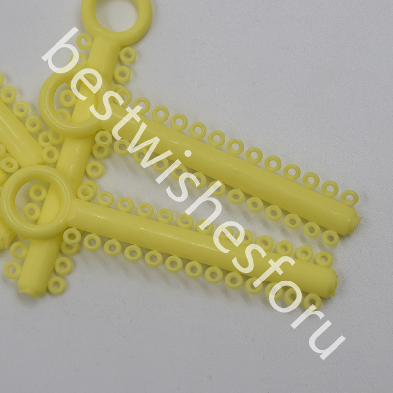 1040 Pcs Dental Ligature Ties Orthodontics Elastic Rubber Bands Multi 36 Colors