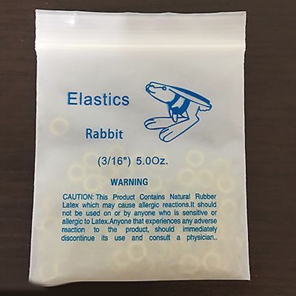 100/ Dental Orthodontic Elastics Latex Braces Rubber Bands Bandas Elásticas