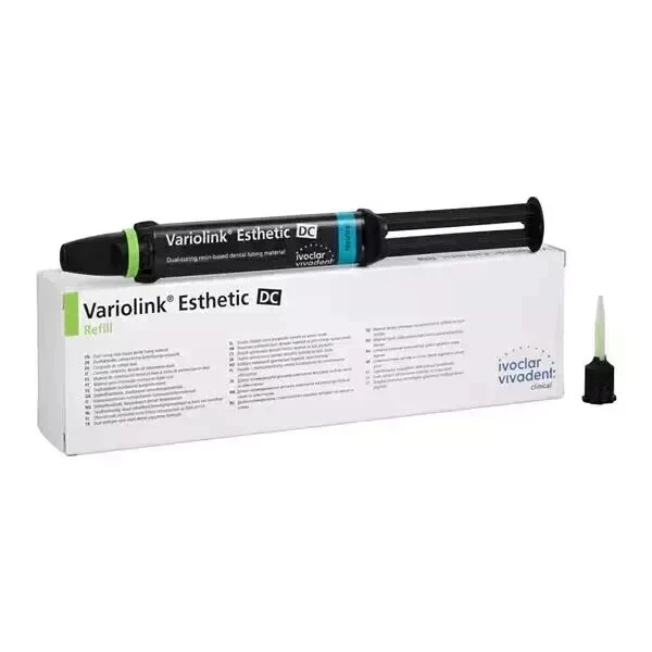 Ivoclar Vivadent 666119 Variolink Esthetic DC Luting Cement 5gm Shade Light+