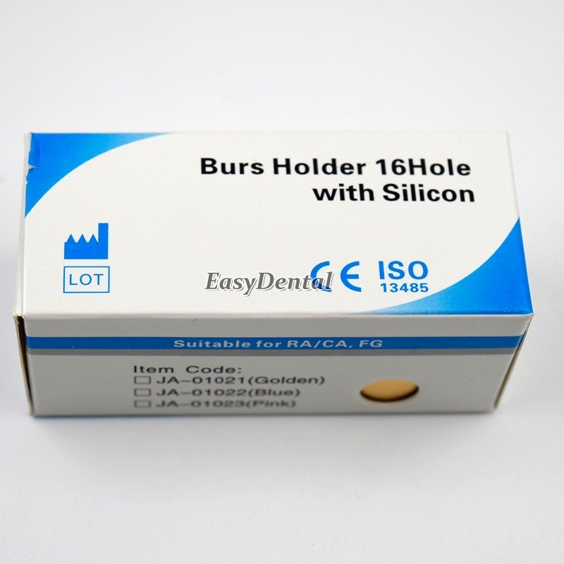 Dental Bur Holder Block Disinfection Box 10/15/16/24/30/56/100/142/152 Holes