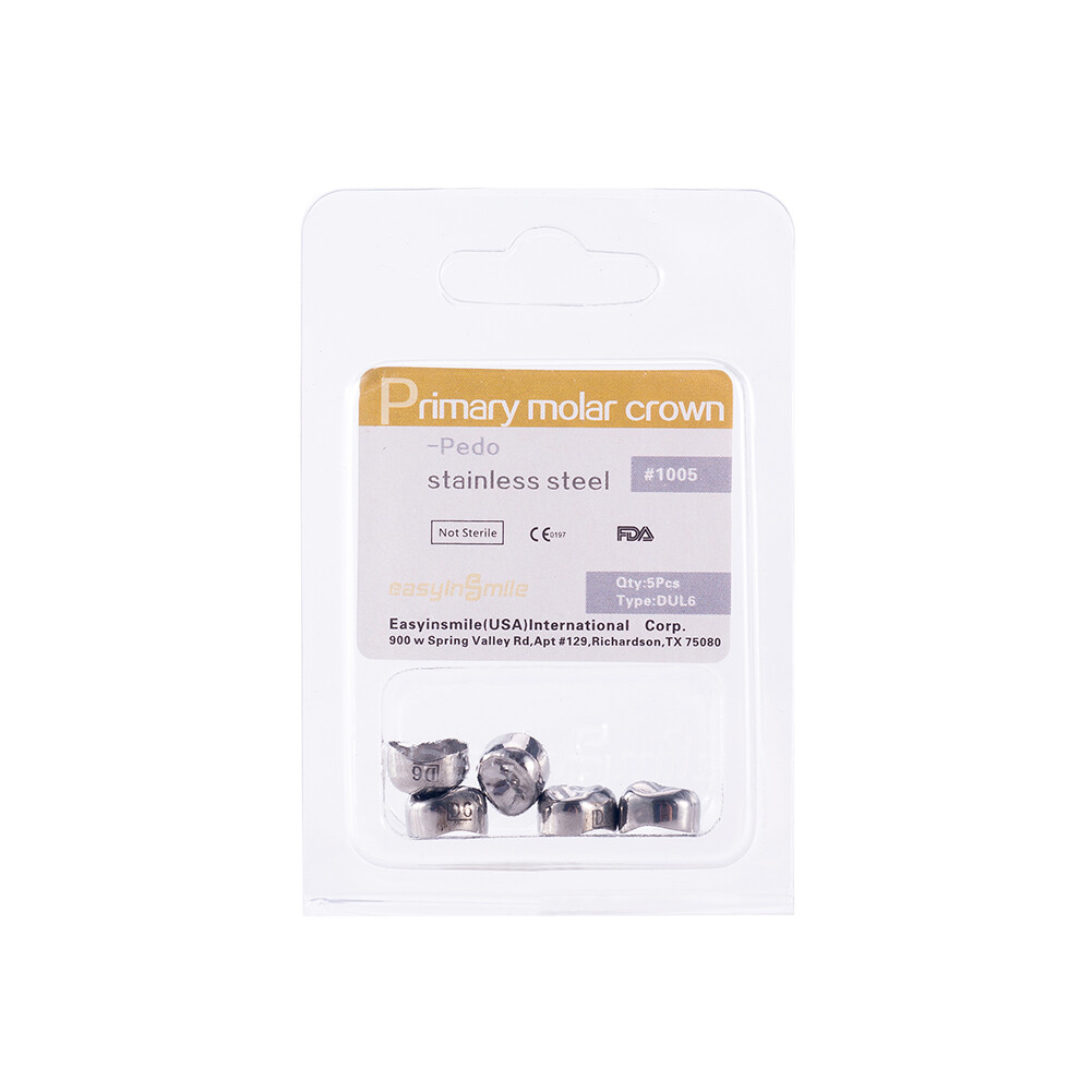 EASYINSMILE Dental Upper Left Temporary Crown Veneers Anterior Molars Teeth Caps