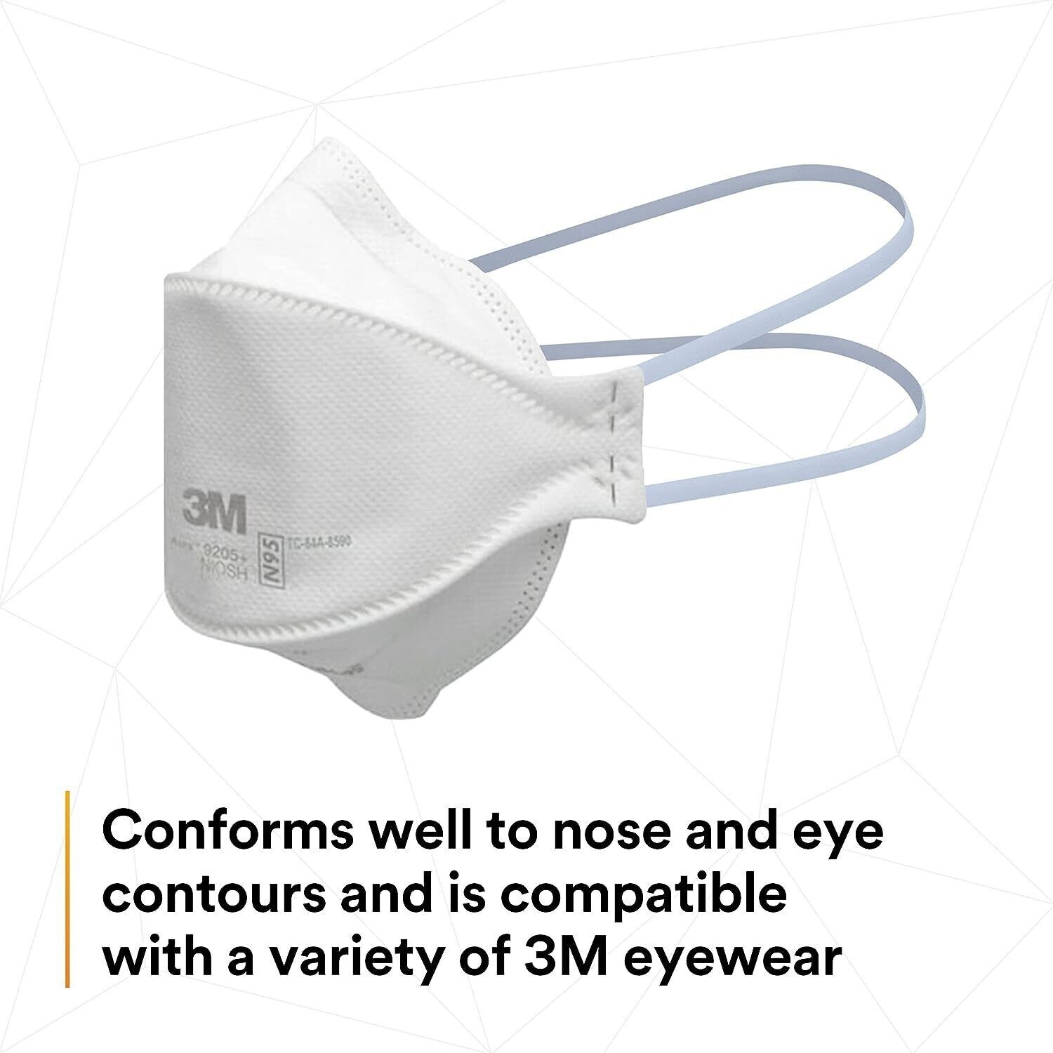 3M Aura 9205+ N95 Particulate Respirator Disposable Protective Mask 440PCS