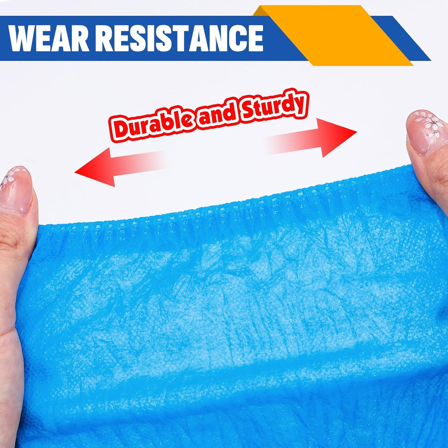 900 Pack(450 Pairs) Shoe Covers Disposable, Non-Woven Fabric Shoes Covers for In
