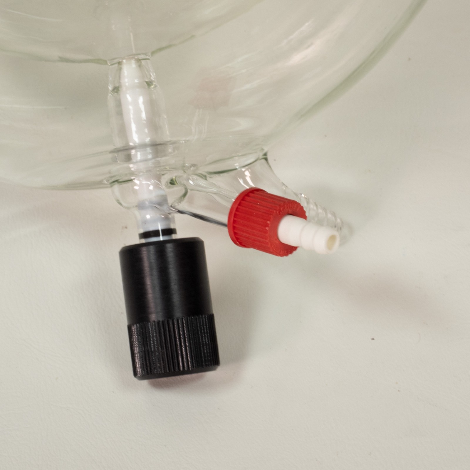 NOS New Sigma-Aldrich 4L Jacketed 3-Neck Reactor Flask Drain Valve PTFE Stopcock