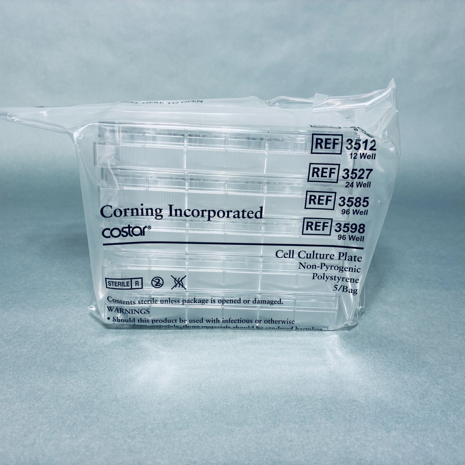 Corning 3506 Cell Culture Plate 6-Well TC Treated Case of 100 Plates