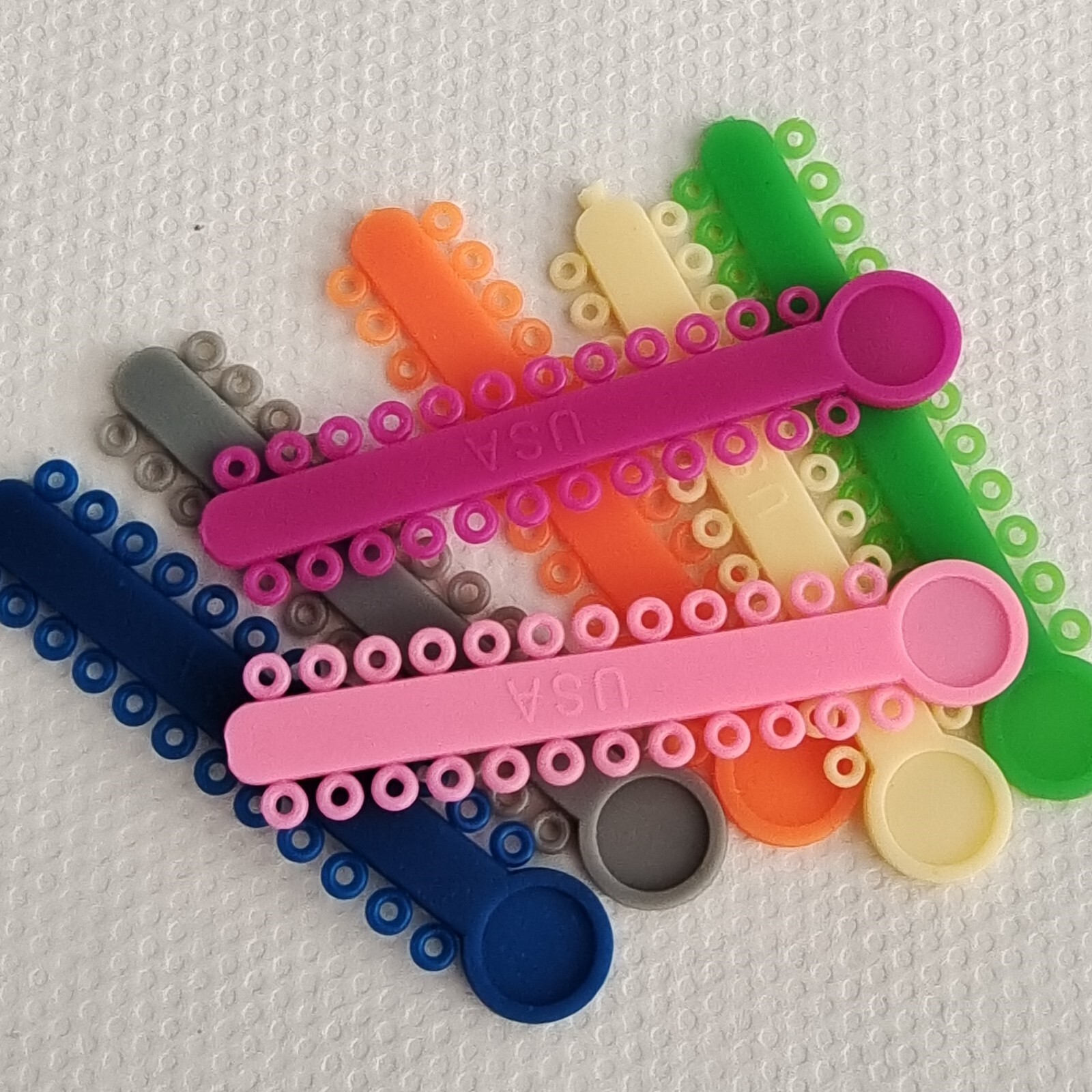 Dental Orthodontic Braces Kit 0.022 Roth Brackets NiTi Arch Wire Ligature Ties