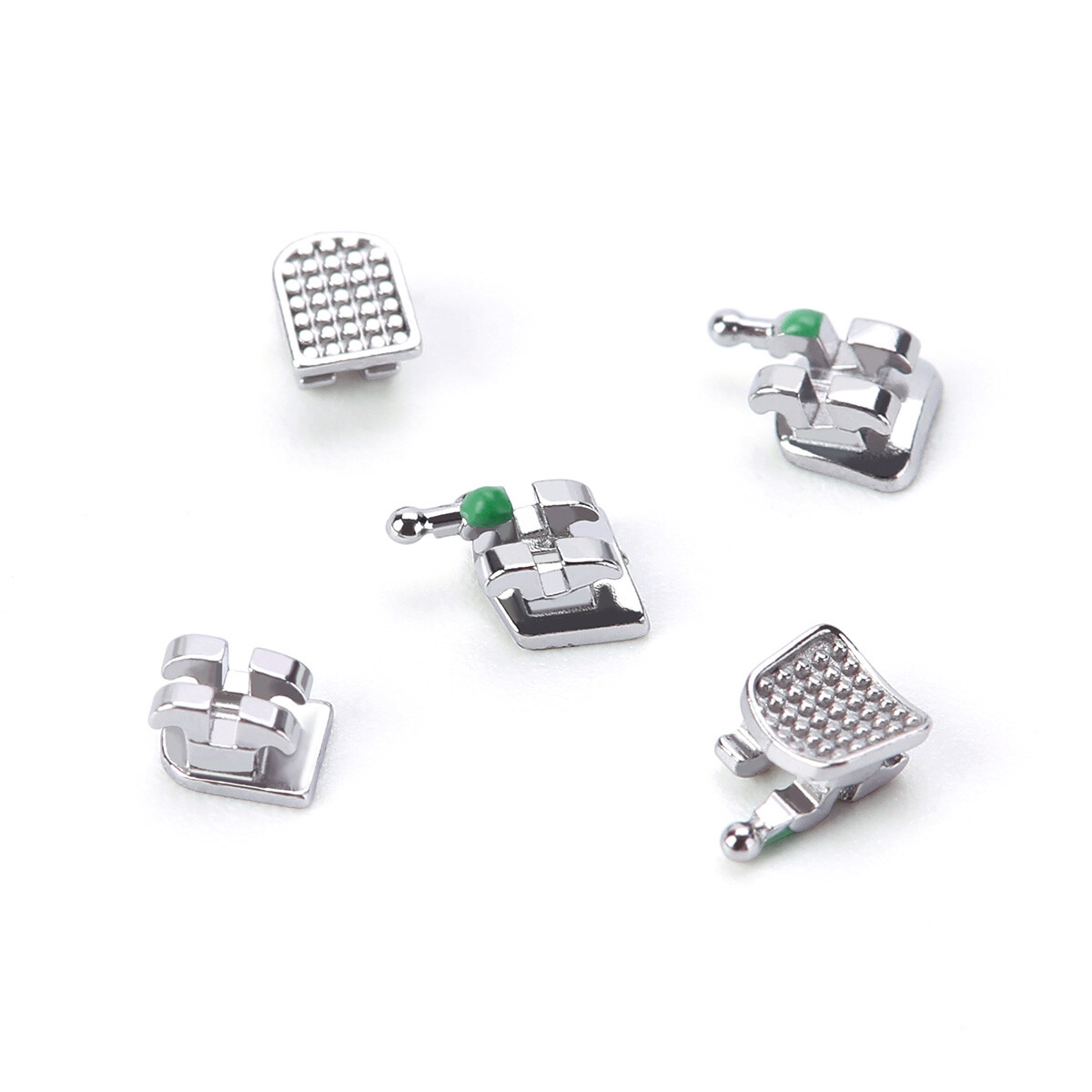 Dental Orthodontic Brackets Mini Roth/MBT 022 018 Hook 3/345 Monoblock/Mesh Base