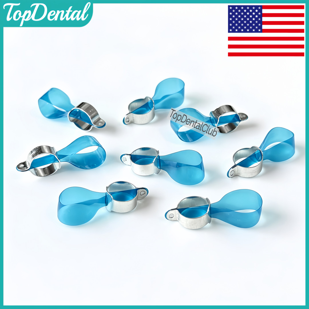 USA Dental Transparent Lucifix Posterior Matrices Blus Matrix Band Ring Fit Kerr