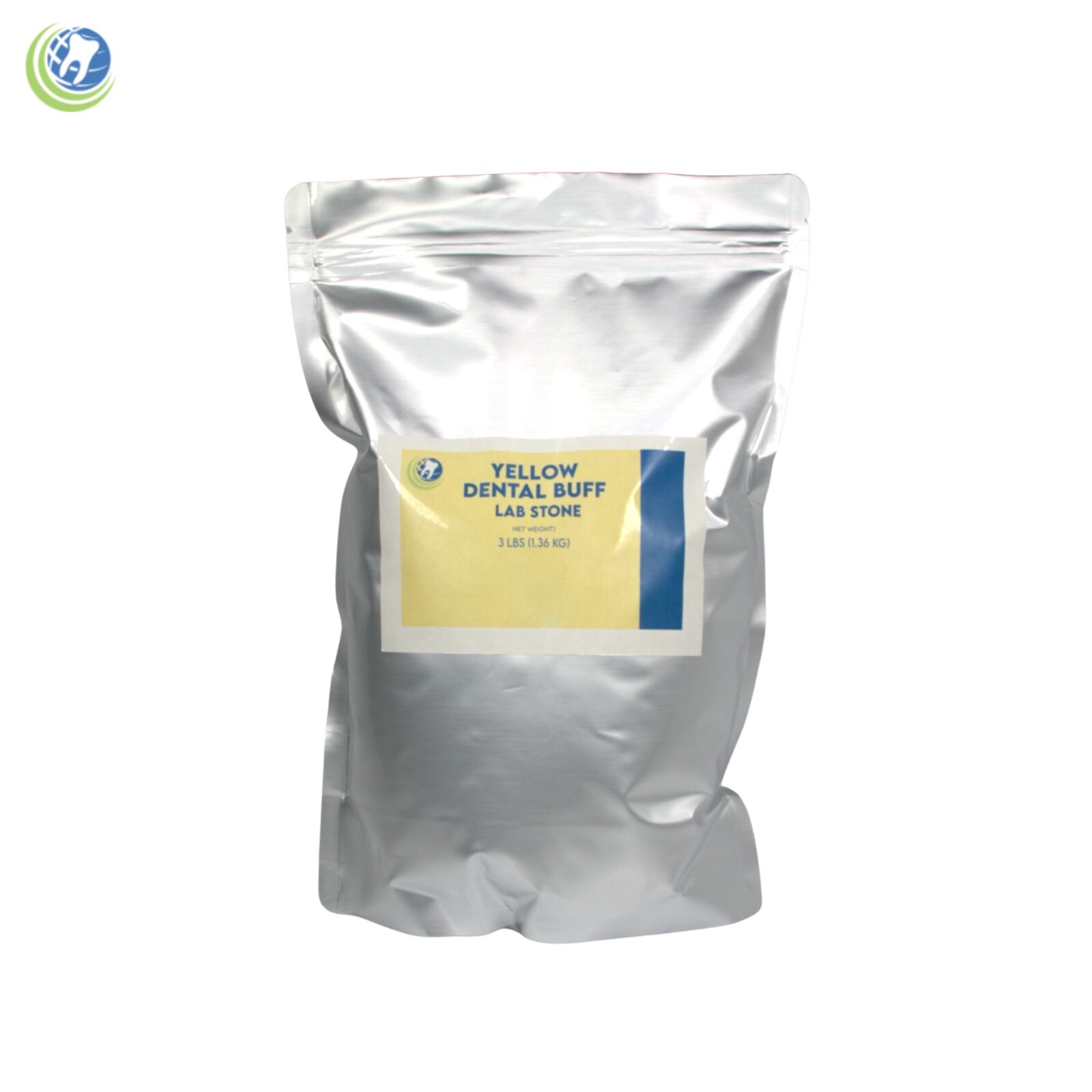 DENTAL LAB BUFF STONE GYPSUM TYPE III YELLOW ALL PURPOSE COMPOUND 3 Lbs.