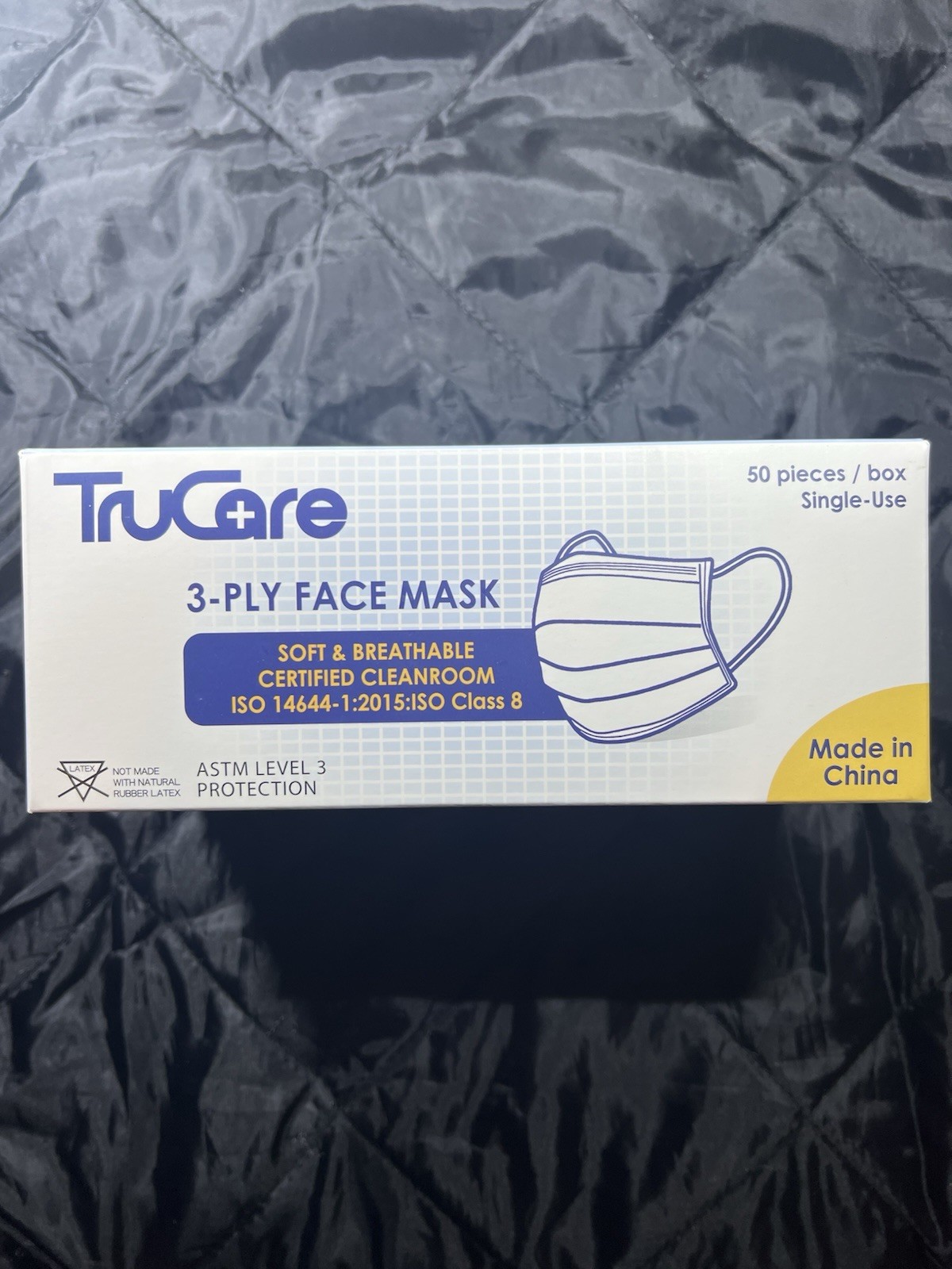 TruCare 3‑Ply Face Masks (50 Pack)
