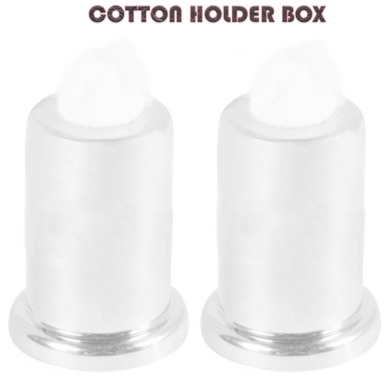 2 Surgical Cotton Holder Internal Spring Dispenser Dental Laboratory Instruments
