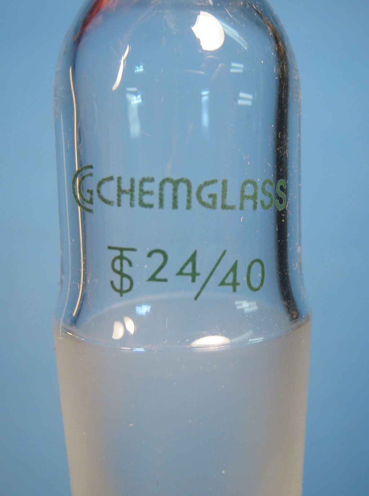 CHEMGLASS ADAPTER FLOW CONTROL TEFLON STOPCOCK 24/40 FREE SHIPPING 75