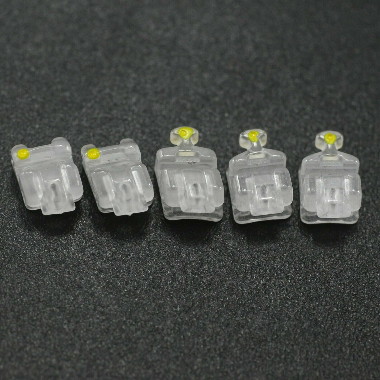 Orthodontic Damon Clear Self Ligating Brackets Ceramic Braces Roth MBT 022 345H