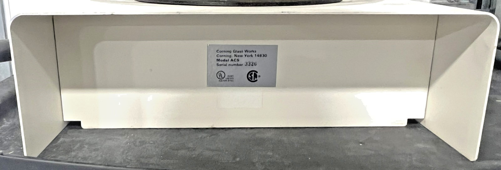 Corning Mega-Pure ACS Water Managment System 12Gal Pyrax Untested
