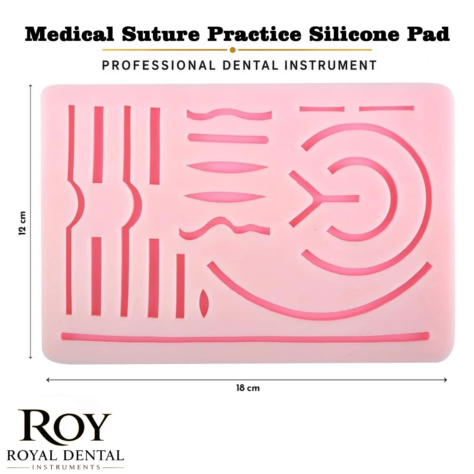 New Medical Skin Suture Practice Silicone Pad Wound Simulated For Training Kit