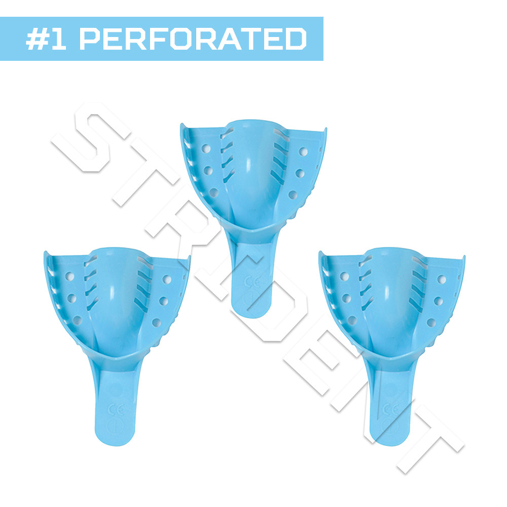Dental Impression Tray Autoclavable 12 per box Multiple sizes