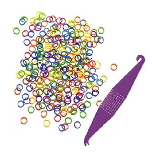 3/16 Inch Orthodontic Elastic Rubber Bands, 100 Pack, Neon, Light 2.5 Ounce
