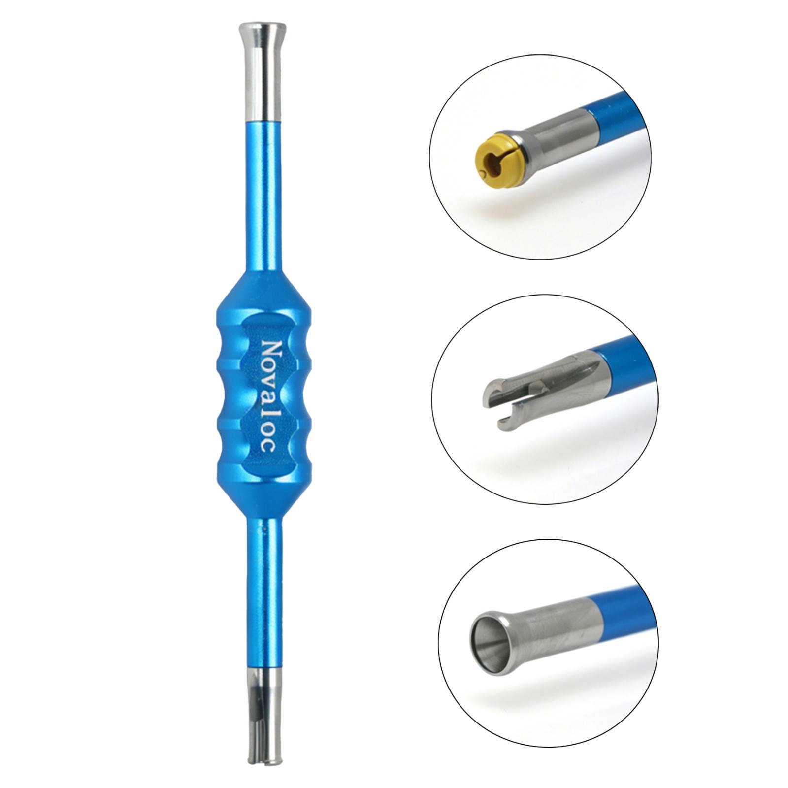 Dental Novaloc Retention Cap Kit Peek Matrix Inserts Mounting Demounting Tool