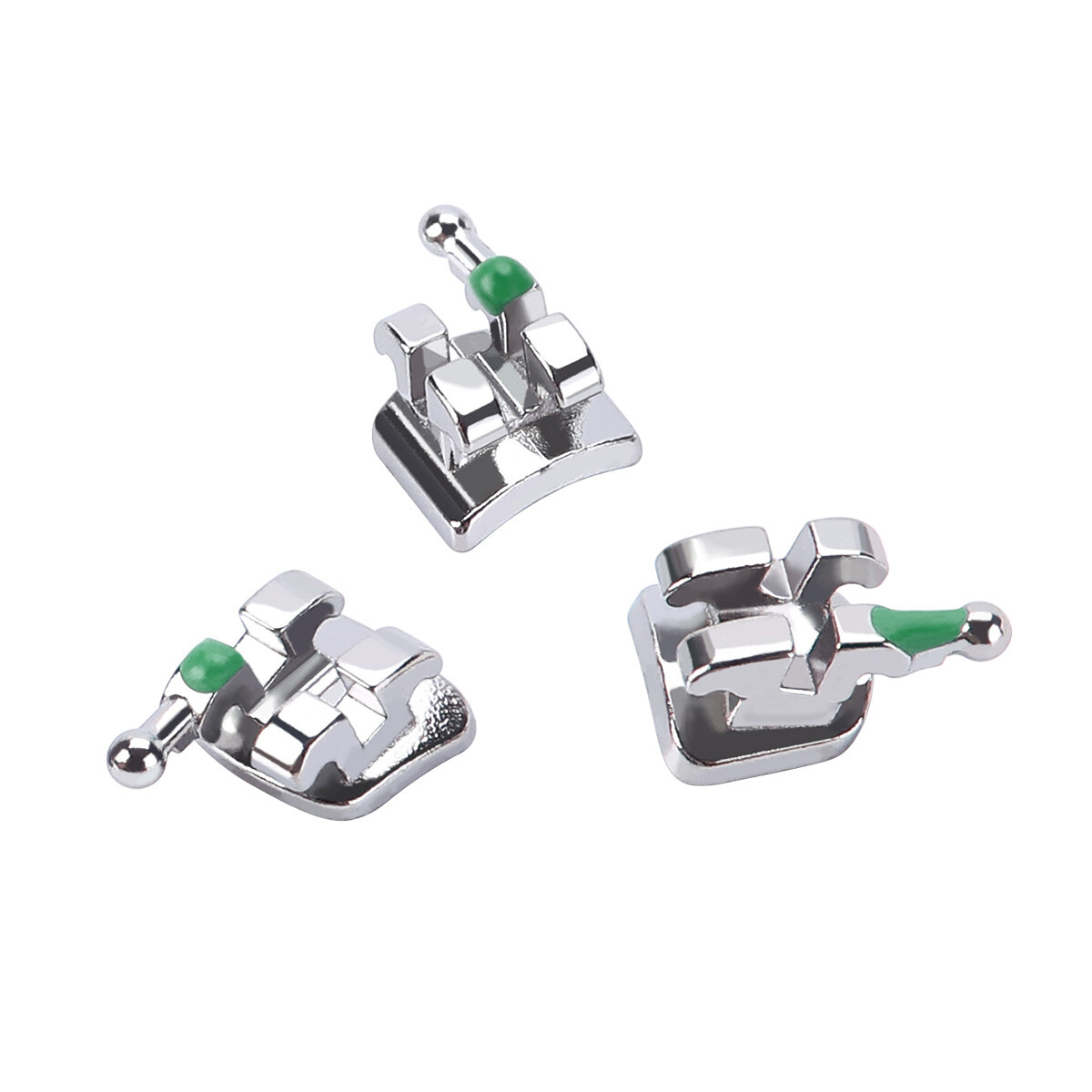 Dental Orthodontic Brackets Mini Roth/MBT 022 018 Hook 3/345 Monoblock/Mesh Base