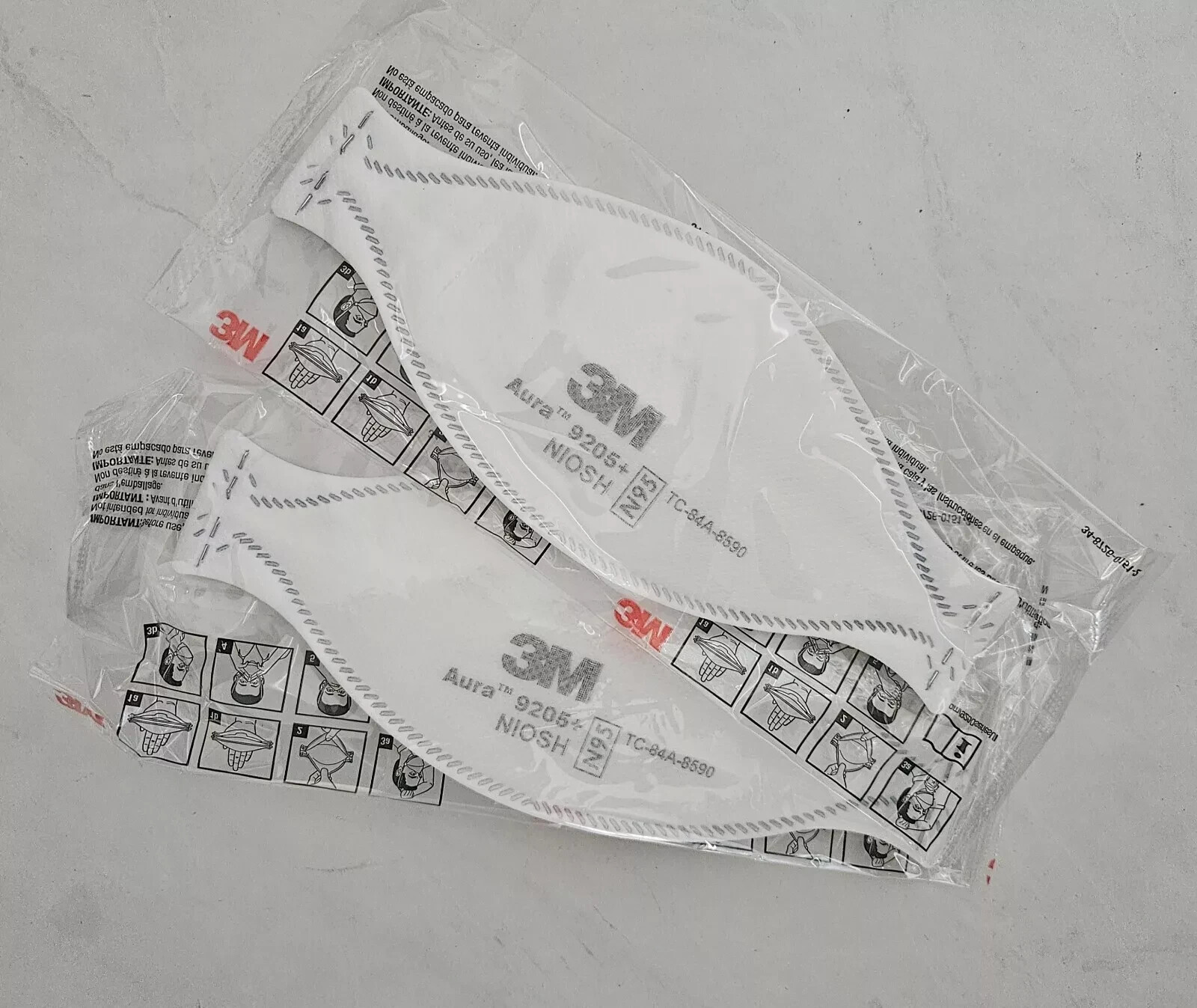 Disposable 3M Aura 9205+ 10 pack N95 Mask