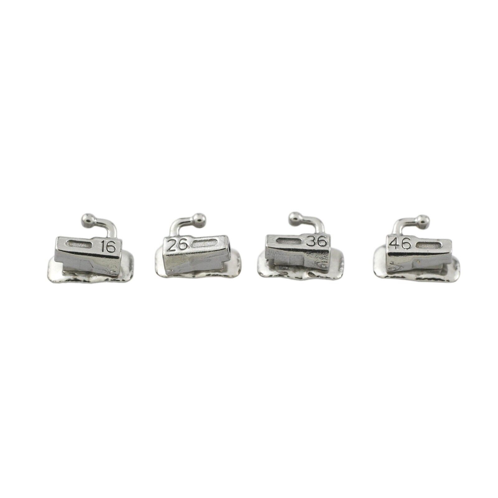 Dental Mini Brackets Orthodontic Braces Metal Roth MBT 022 3 / 345 Hooks 6-6 MIM