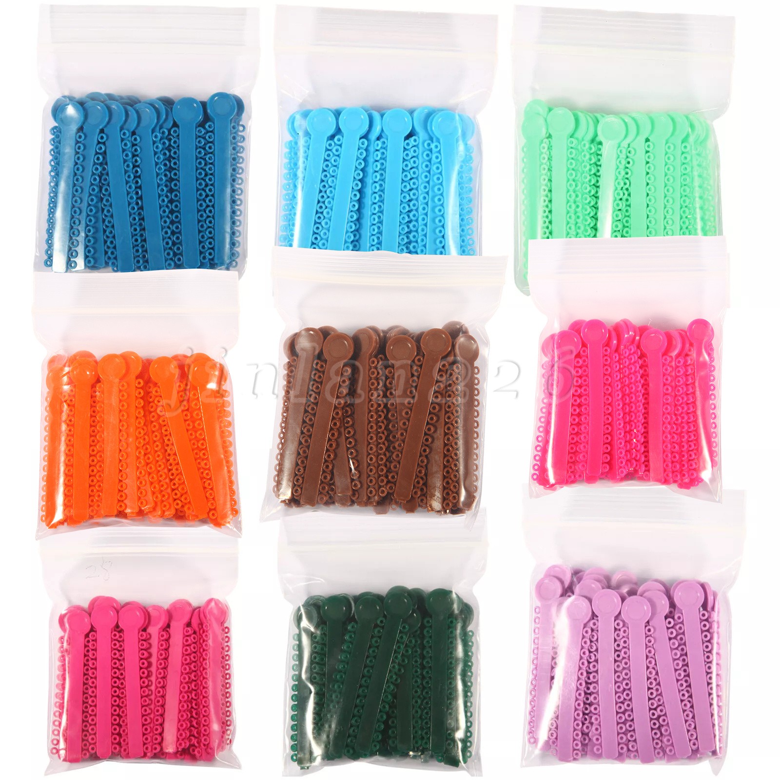 1040Pcs/Pack Dental Orthodontic Ligature Ties Elastic Rubber Bands Braces SKYSEA