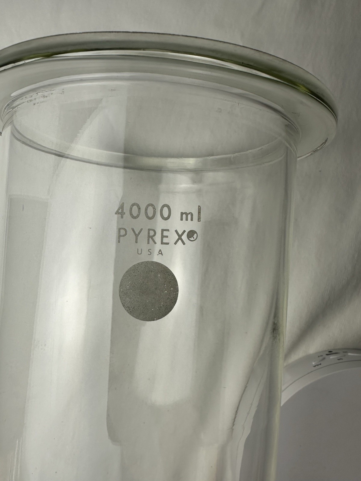 4000ml/4L Glass Pyrex Heavy Wall Reaction Kettle Flat Bottom Fantastic Condition