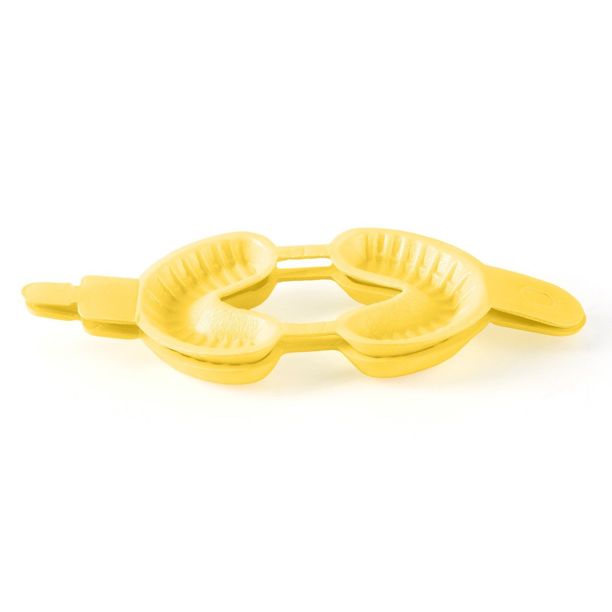 Bandejas desechables de flúor dental de doble arco para gel de espuma