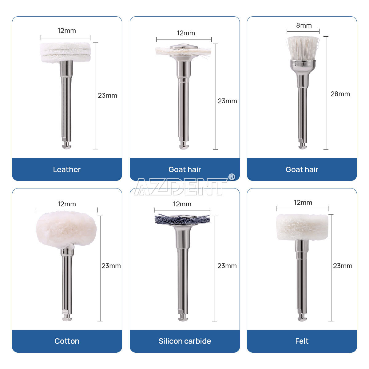 Dental Composite Polishing RA Burs 2.35MM Latch type for Finishing&Polishing