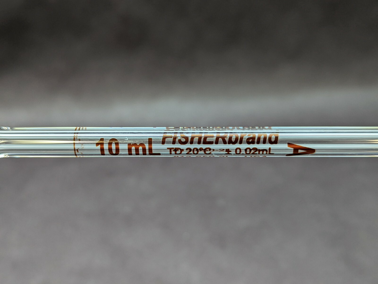 FISHERBRAND Glass Class A 0.5-40mL Bulb Volumetric Reusable Pipette Pipet 13-650