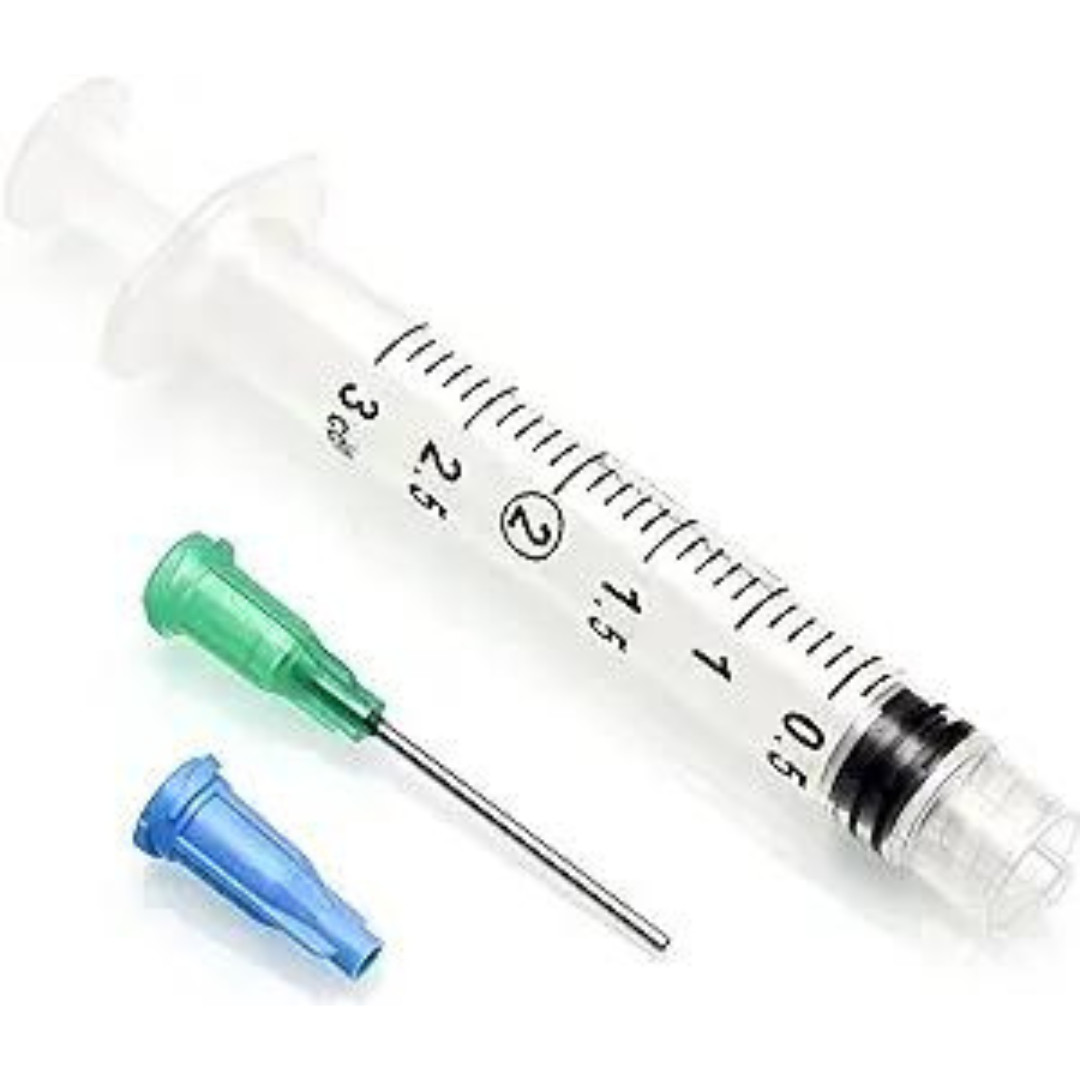 Dispense All – 103 Pack – 10 Pack 3ml Syringe with 18g Blunt Tips and Caps