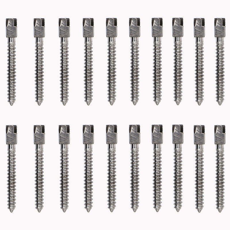 12-60 Dental All Size Pure Titanium Assorted Conical Screw Posts Root Canal Pin