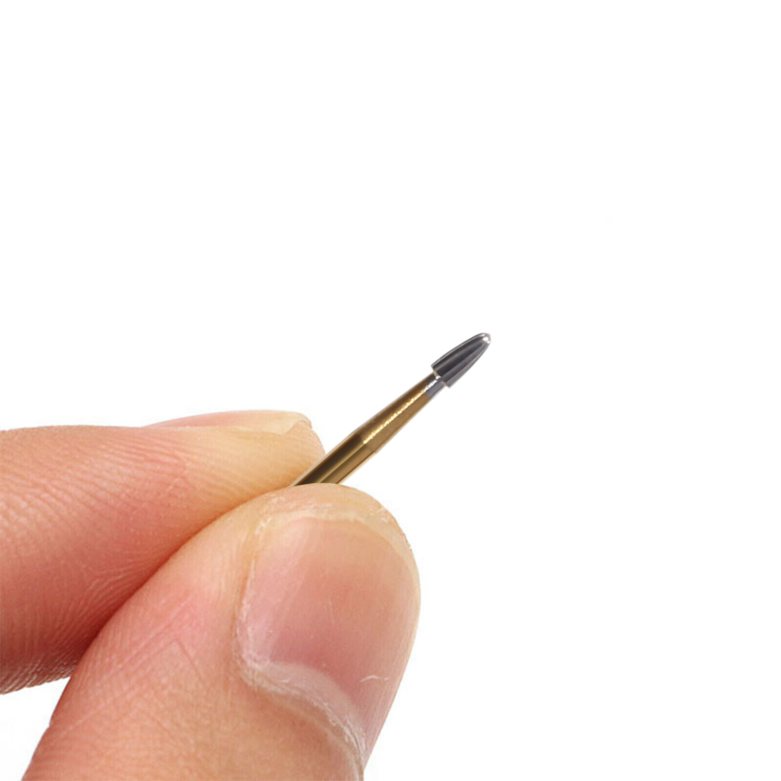 10Pcs Dental Trimming+Finishing Carbide Burs Egg Shape Football Gold FG7404
