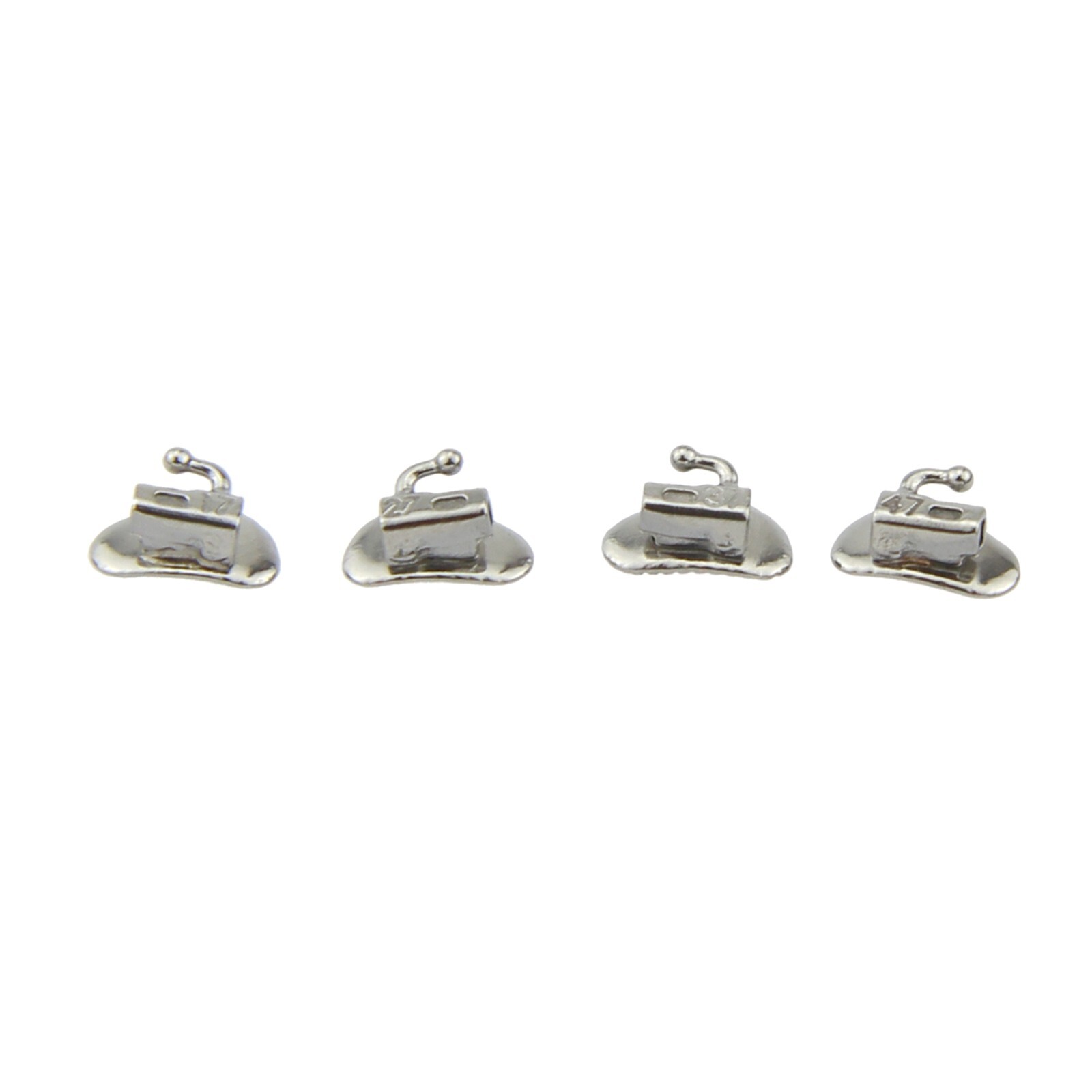 200 Orthodontic Buccal Tube 1st 2nd Molar Tubos Ortodoncia Roth MBT 022 Bondable