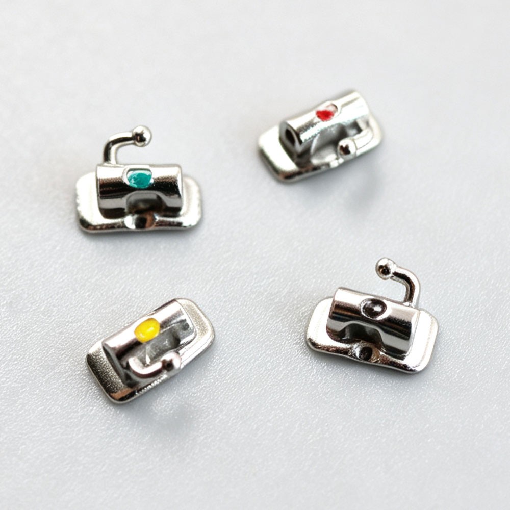 Dental Ortho Bondable Buccal Tube Roth MBT .022 1st/2nd Molar Laser Color Marked