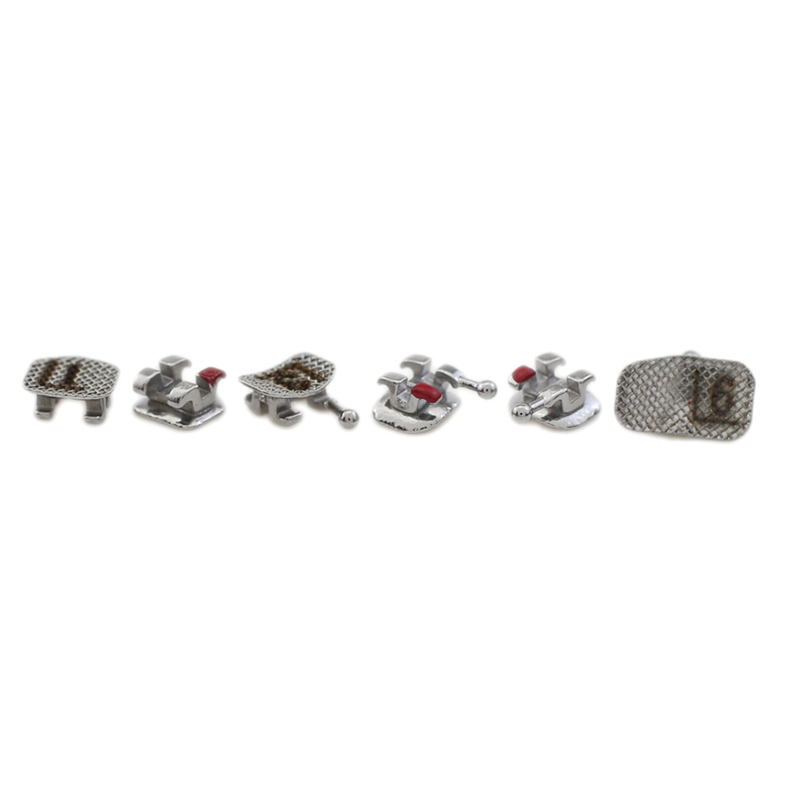 Dental Orthodontic Mini Bracket Braces Buccal Tubes Metal MIM Roth MBT 0.022 6-6