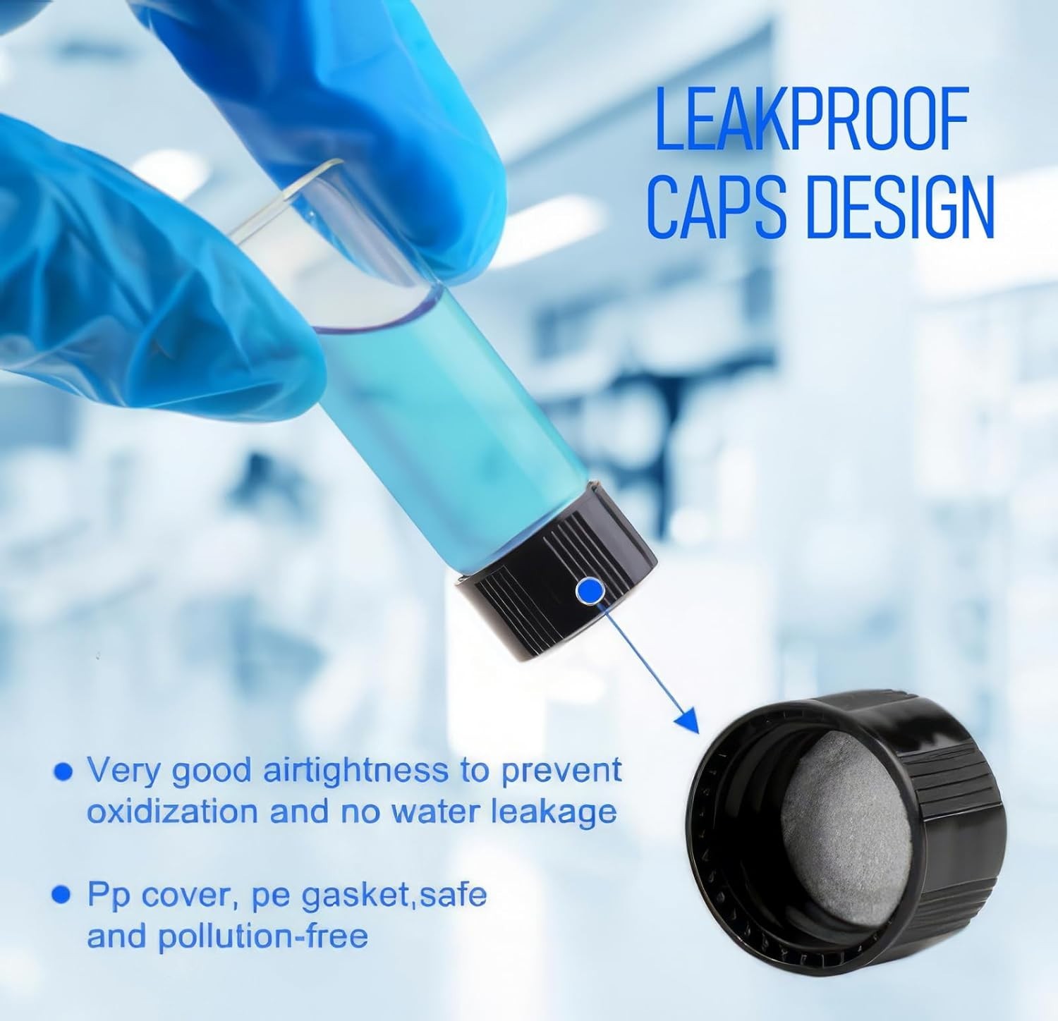 5ml Glass Vials – Shatter Resistant & Clear for Easy Content Visibility