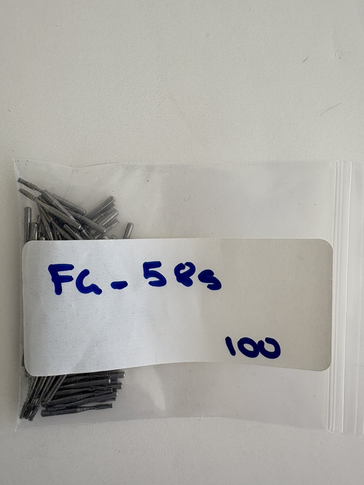 Bulk 100 PCS Carbide Bur Straight Fissure Carbide Bur; Short Shank