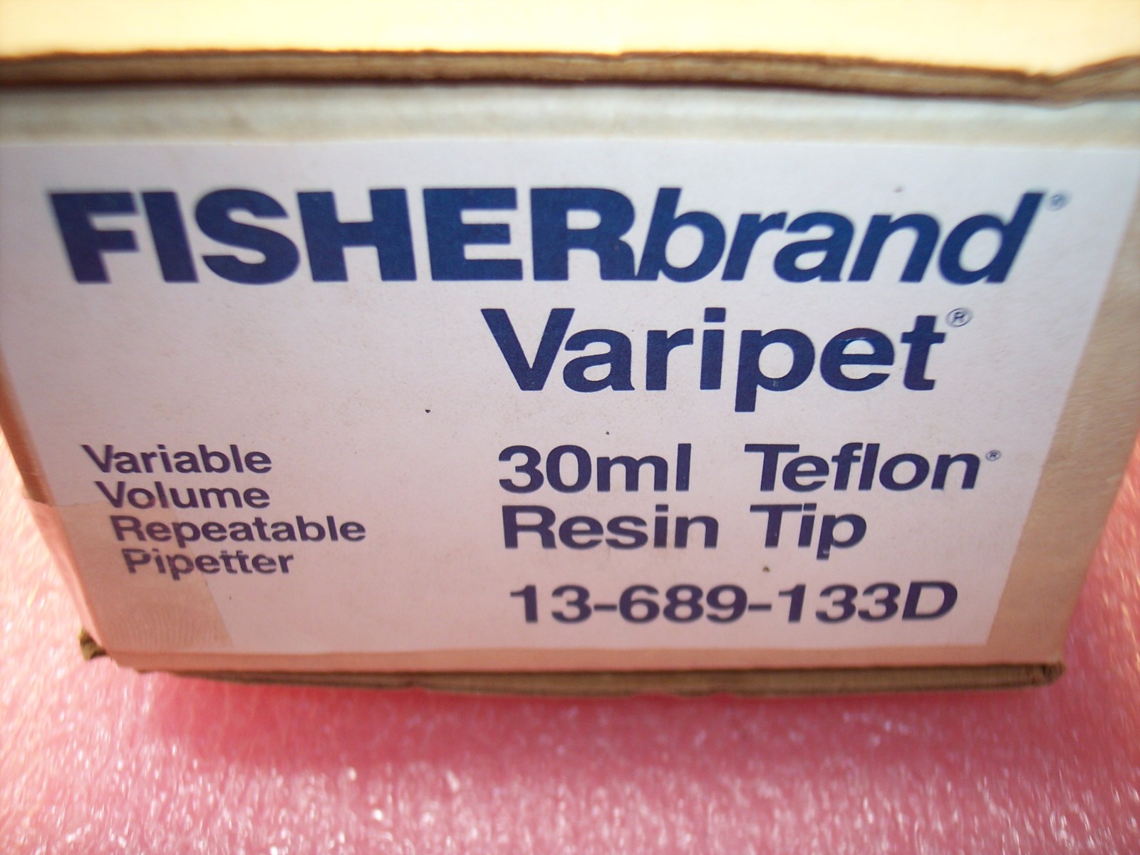 13-689-133D FISHERbrand 30ml “VARIPET” TEFLON VARIABLE VOLUME REPEATABLE PIPETTE