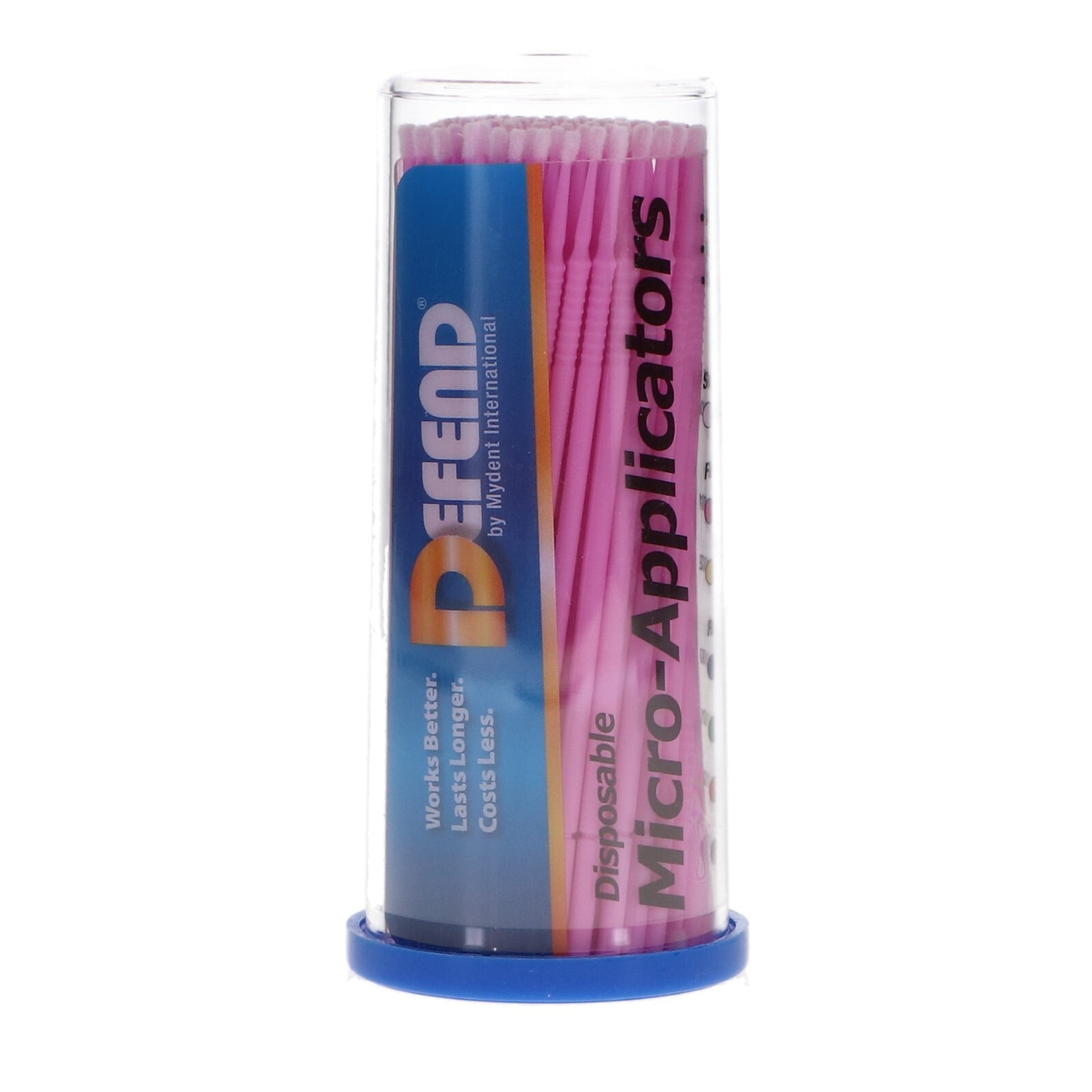 Defend MB-1001 Defend Micro Applicators Bendable Neck Fine Mauve 400/Pk