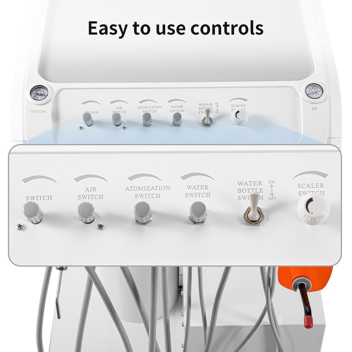 Pro Dental Reduction 4:1 Interproximal Stripping Contra Angle Handpiece IPR Kit