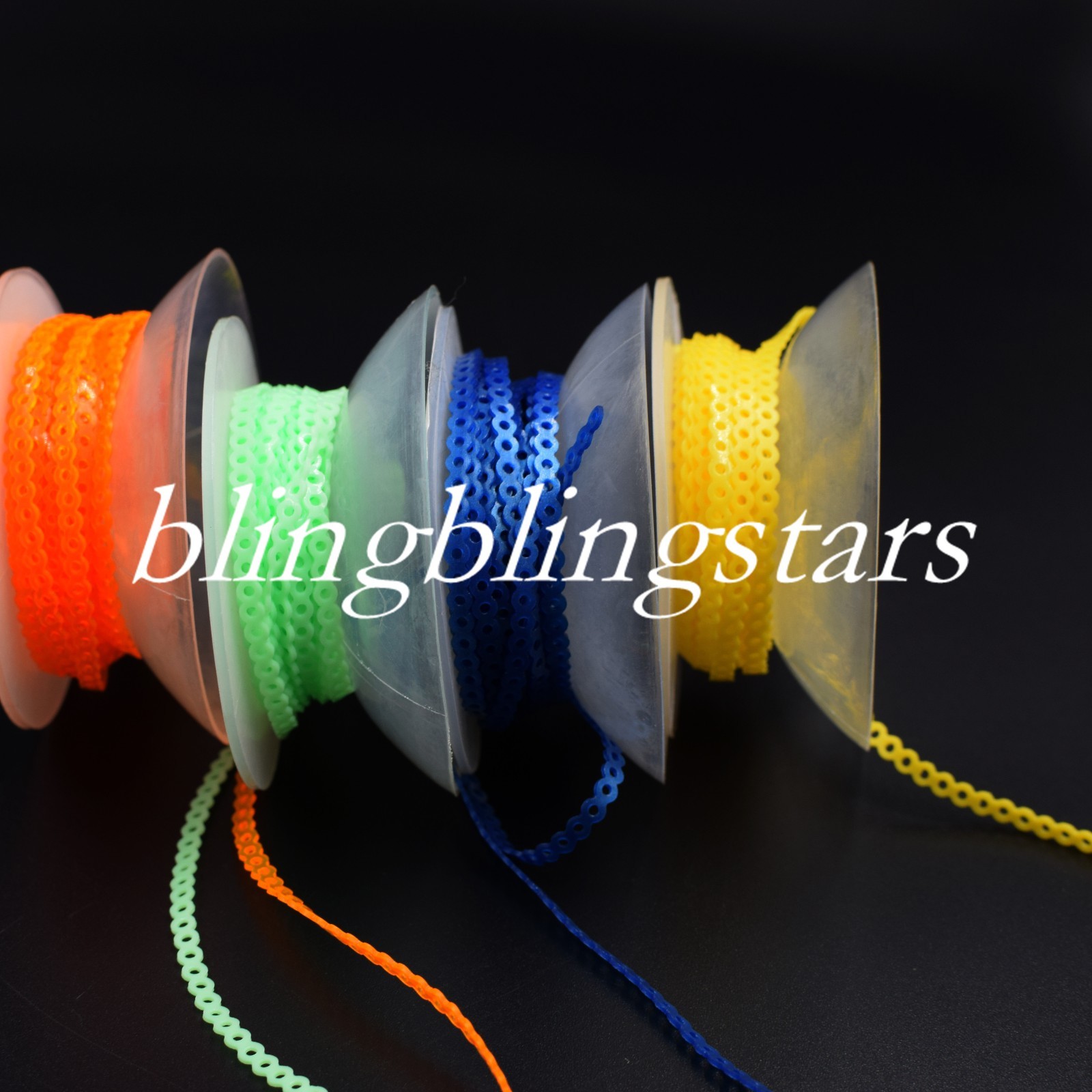 Dental Orthodontic Elastic Ultra Power Chain Rubber Band Long/Short/Continuous